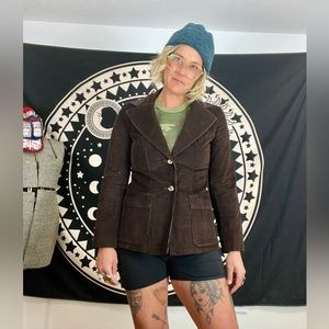 Vintage Levi’s brown corduroy blazer women’s size small